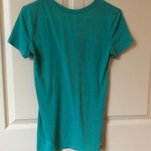 Teal blue shirt
